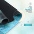 Wiselife PU Printed & Natural Rubber Yoga Mat - 6mm Deep Ocean