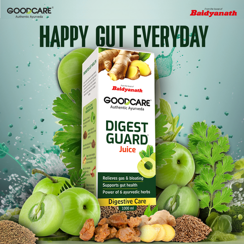 Goodcare Gut Health Combo Of Digest Guard Juice & Isabgo
