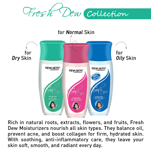 Keya Seth Aromatherapy Fresh Dew Daily Face Moisturizer Lotion for Dry Skin