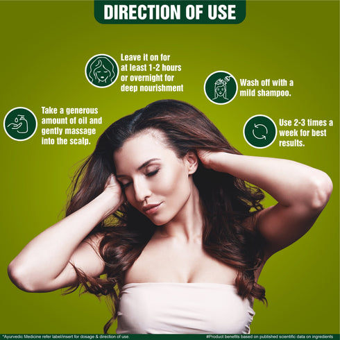 Multani Pharmaceuticals Limited Multani Naturals Henna & Rosemary Hair Oil Rich in Antioxidants Helps Strengthen Hair Nurtures Scalp For Shiny & Lustrous Hair