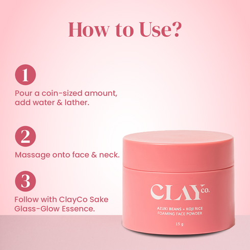 ClayCo Azuki Beans & Koji Rice Foaming Enzyme Powder