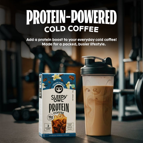 Sleepy Owl Coffee Protein Cold Coffee - Vanilla