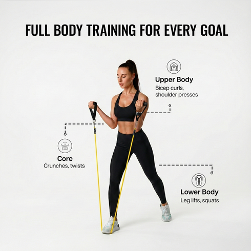 Wiselife Resistance Tube Set of 5