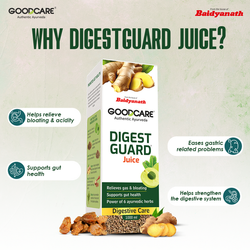Goodcare Gut Health Combo Of Digest Guard Juice & Isabgo