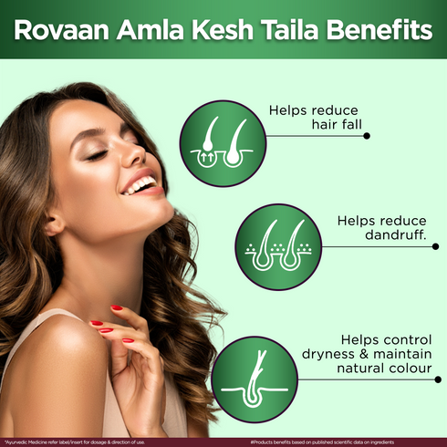 Multani Pharmaceuticals Limited Multani Rovaan Amla Kesh Taila Helps to Control Hair Loss Makes Hair Lustrous & Healthy