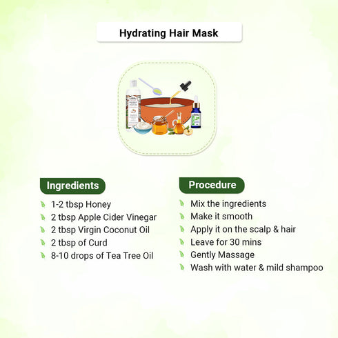 Keya Seth Aromatherapy Tea Tree Essential Oil DIY Hair Growth Kit for Hair Growth