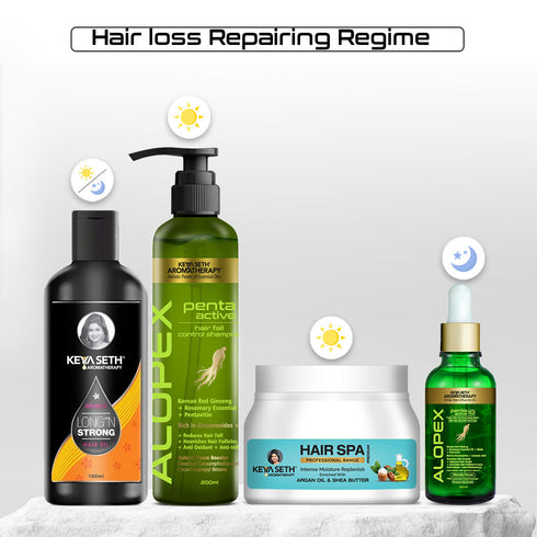 Keya Seth Aromatherapy Hair Loss Repair Kit for Hair Growth & Strength
