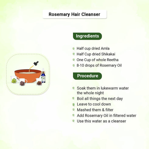 Keya Seth Aromatherapy Rosemary Essential Oil DIY Hair Growth Kit for Hair Regrowth