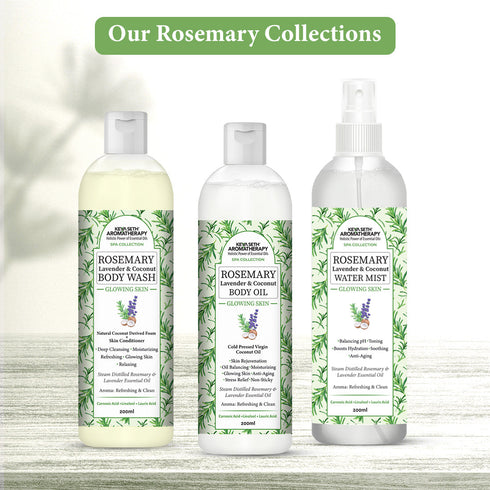 Keya Seth Aromatherapy Rosemary Essential Oil DIY Hair Growth Kit for Hair Regrowth