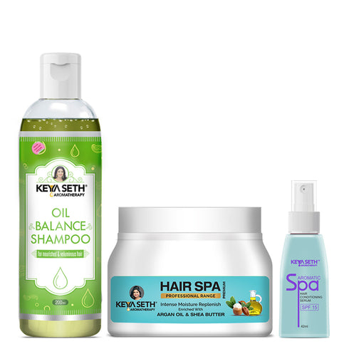 Keya Seth Aromatherapy Oily Hair Repair Kit