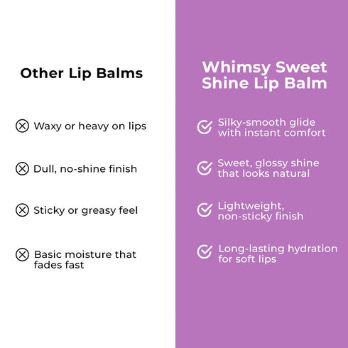 Whimsy Beauty Sweet Shine- Lip Balm (Peach)