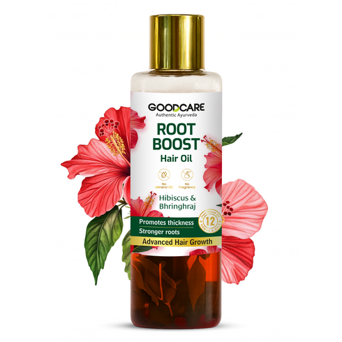 Goodcare Root Boost Hair Oil With Hibiscus & Bhringraj