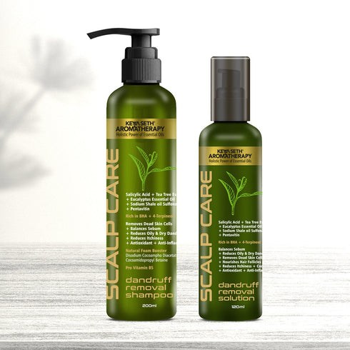 Keya Seth Aromatherapy Tea Tree Essential Oil DIY Hair Growth Kit for Hair Growth