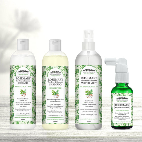 Keya Seth Aromatherapy Rosemary Essential Oil DIY Hair Growth Kit for Hair Regrowth