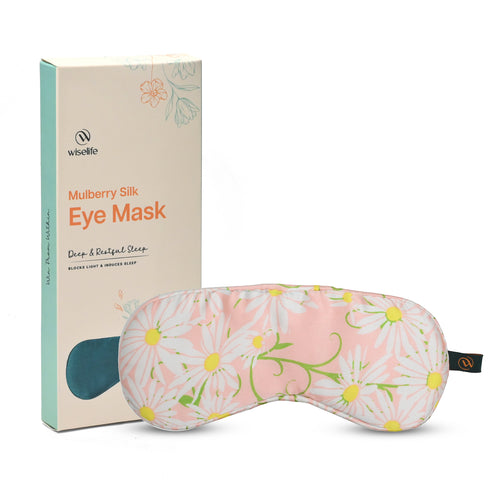 Wiselife Printed Mulberry Silk Eye Mask
