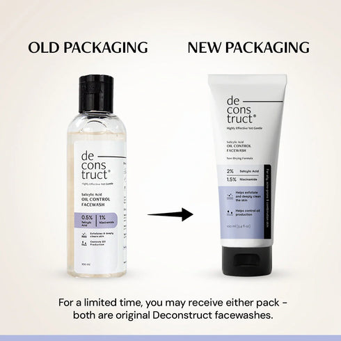 Deconstruct Salicylic Acid Oil Control Face Wash