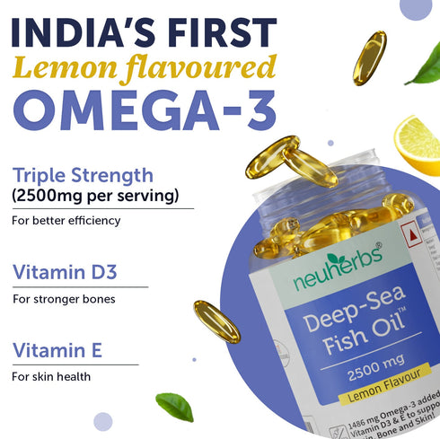 Neuherbs DeepSea Omega 3 Fish Oil