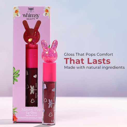 Whimsy Beauty Mauve Pop Lip Gloss