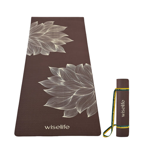 Wiselife Purpose Printed TPE Yoga Mat-6mm