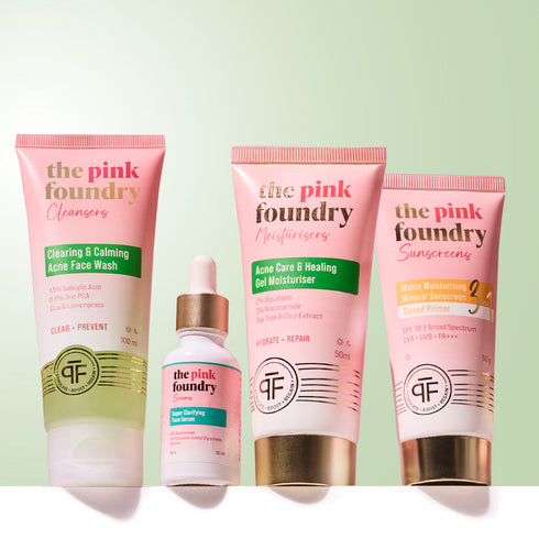The Pink Foundry Clarifying & Oil Control CSMS Routine