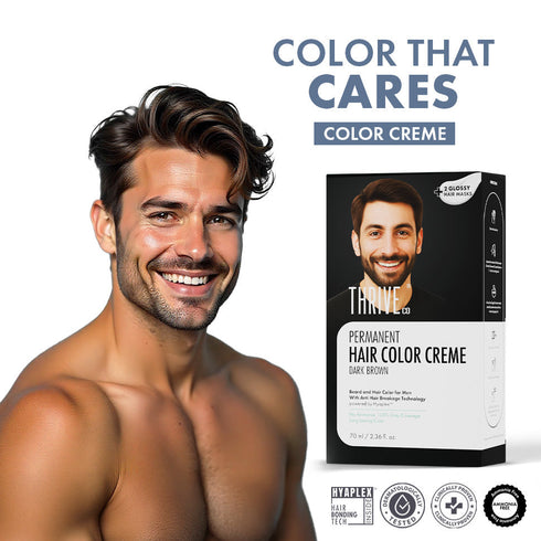 Thriveco Permanent Hair Color Creme for Men