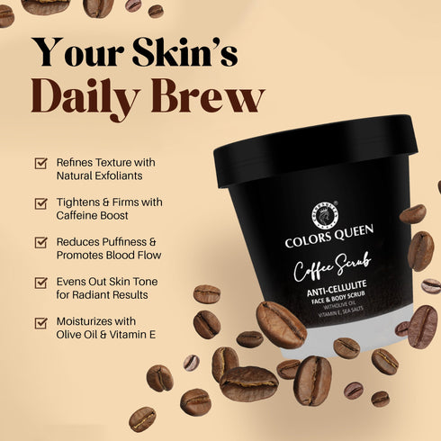 Colors Queen Coffee Scrub | 280 Gram