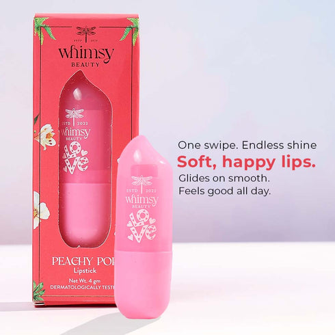 Whimsy Beauty Peachy Pop - Lipstick (Peach)
