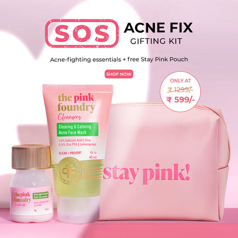 The Pink Foundry SOS Acne Fix Kit
