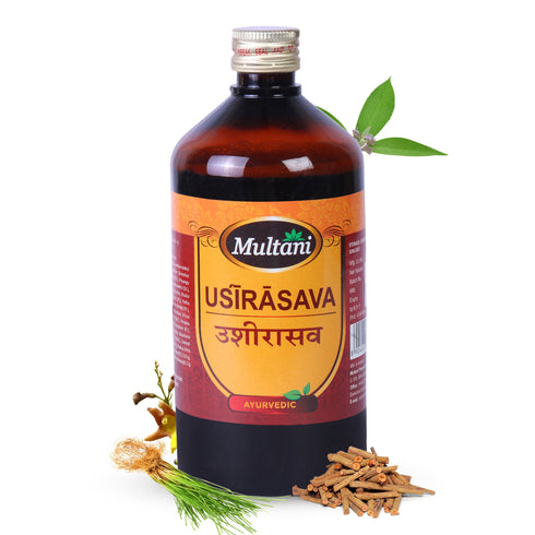 Multani Pharmaceuticals Limited Multani Ayurvedic Ushirasava Syrup Beneficial In Purifies Blood And Cleanses The Liver
