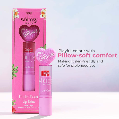 Whimsy Beauty Pixie Pout- Lip Balm (Pink)