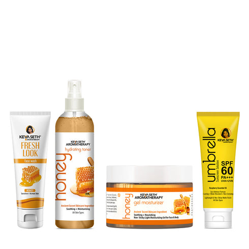 Keya Seth Aromatherapy Honey Skin Care Routine for Dry & Combination Skin