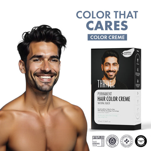Thriveco Permanent Hair Color Creme for Men