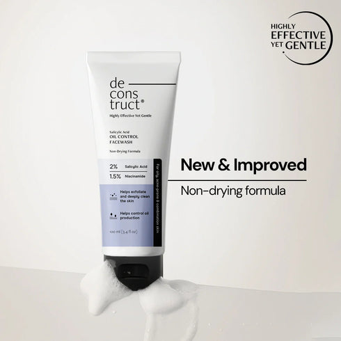 Deconstruct Salicylic Acid Oil Control Face Wash