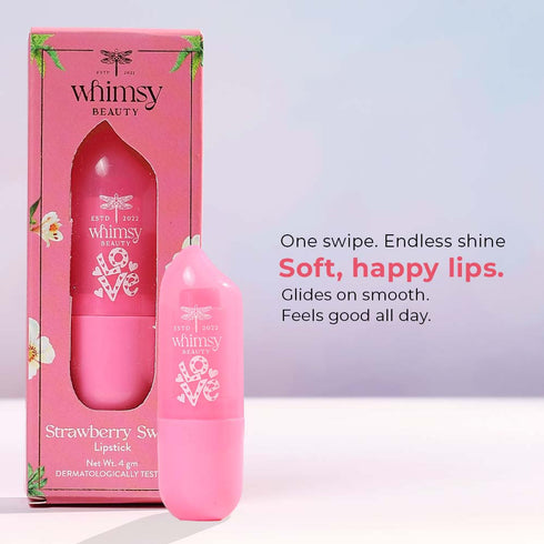 Whimsy Beauty Strawberry Swipe - Lipstick (Pink)