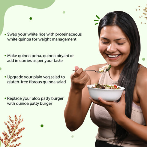 Neuherbs Raw Unroasted White Quinoa