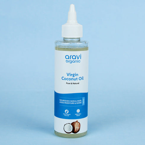 Aravi Organic Coconut Hair Oil For Nourishing & Shiny Healthy Hair