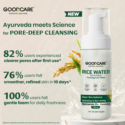 Goodcare Rice Water Foaming Face Wash