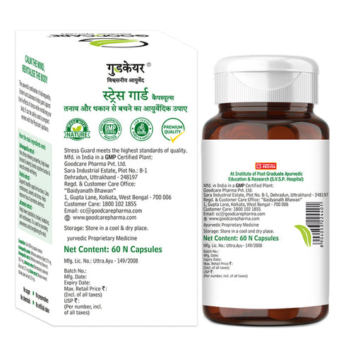 Baidyanath Vansaar Stress Guard 60 Capsules