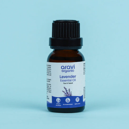 Aravi Organic 100% Pure Lavender Essential Oil for Hair Growth & Skin Care