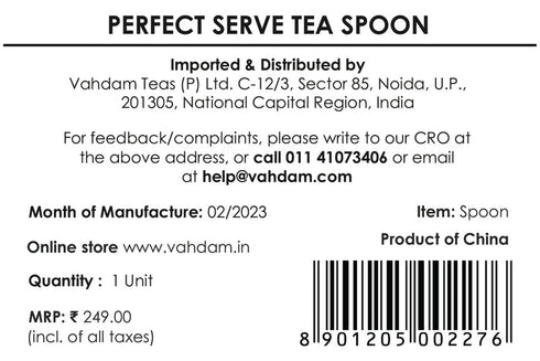 Vahdam Tea Perfect Serve Tea Spoon
