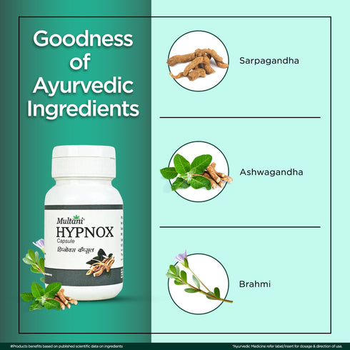 Multani Pharmaceuticals Limited Multani Hypnox Capsule Useful for Anxiety & insomnia