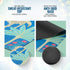Wiselife PU Printed & Natural Rubber Yoga Mat - 6mm Rambagh