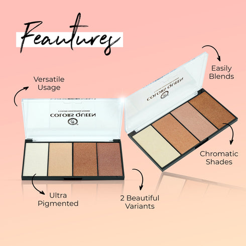 Colors Queen 4 Color Highlighting Powder | 32 Gram