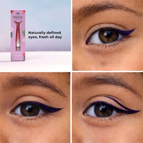 Whimsy Beauty Mermaid Liquid Kajal Liner- Purple