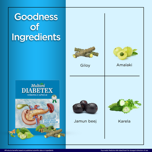Multani Pharmaceuticals Limited Multani Diabetex Strong Capsule For useful in sugar management