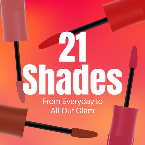 Colors Queen Totally Matte Non-Transfer Lipstick – 21 Hydrating Shades