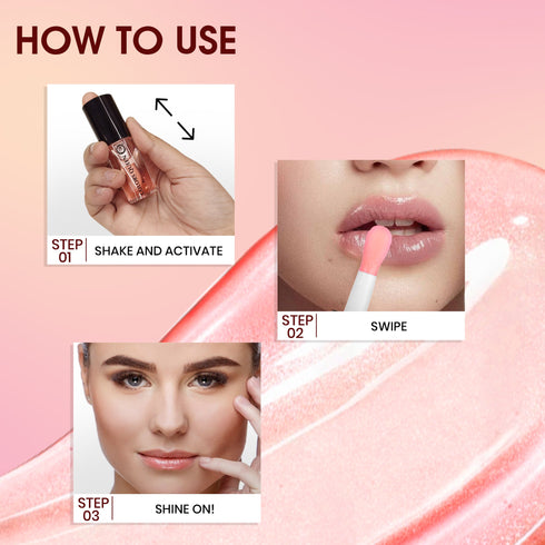 Colors Queen Glossy Lips Lip Therapy with Smooth High-Shine Finish