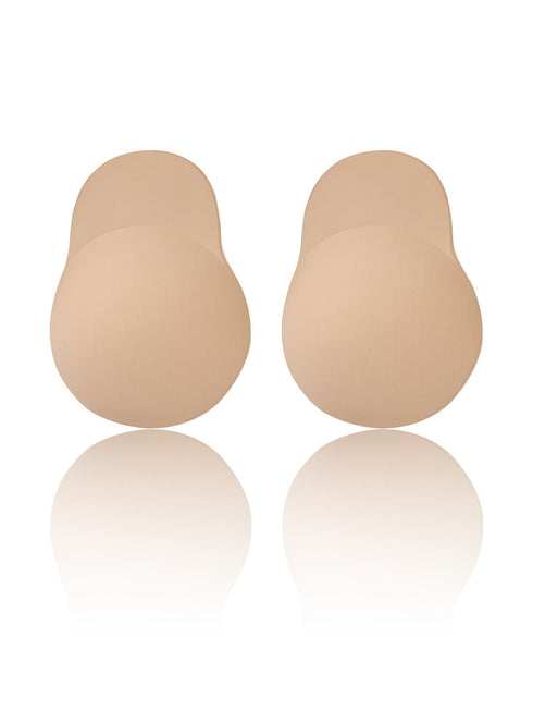 UNDERNEAT Reusable Lift Nipple Cover – AirLock Adhesive Technology, Extended Lifting Tabs, Seamless & Invisible - Beige