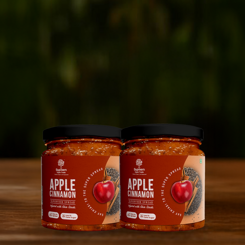 Supreem Super Foods Apple Cinnamon With Chia Seeds