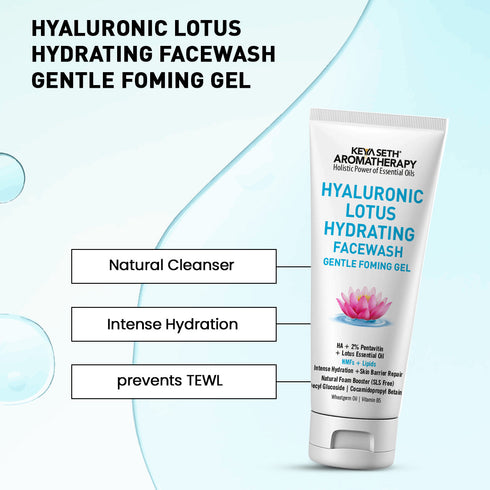 Keya Seth Aromatherapy Hyaluronic Lotus Hydrating Facewash